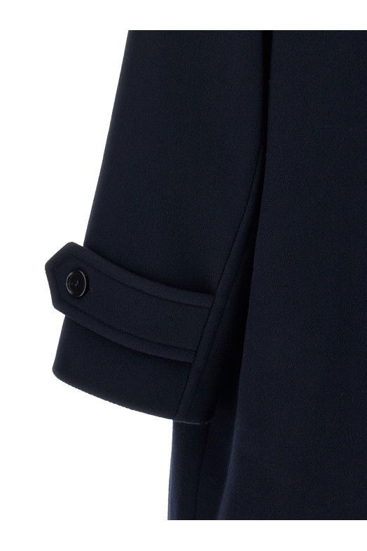 Double-breasted coat Blue