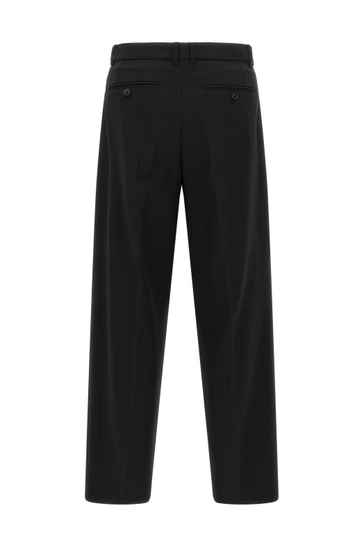 Double pinch pants Black