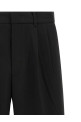 Double pinch pants Black