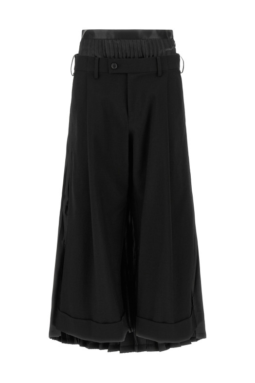 Гибридные брюки, черные JUNYA WATANABE JRP0431