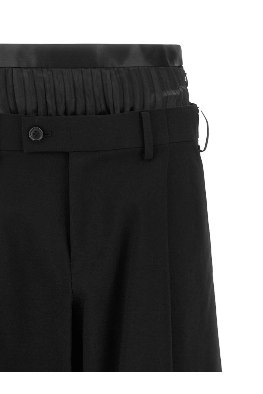 Гибридные брюки, черные JUNYA WATANABE JRP0431