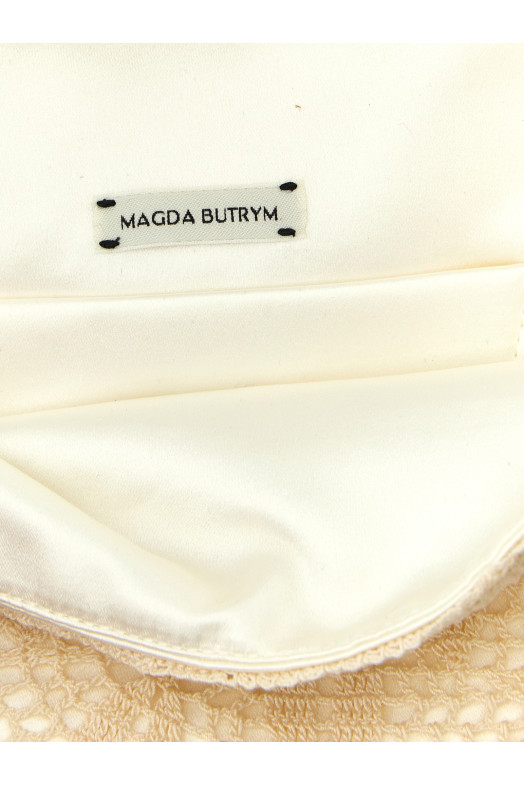 Клатч, связанный крючком, белый MAGDA BUTRYM 912926CREAM
