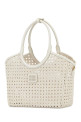 White leather handbag Black MIU MIU (5BA284VMWN2G7R)