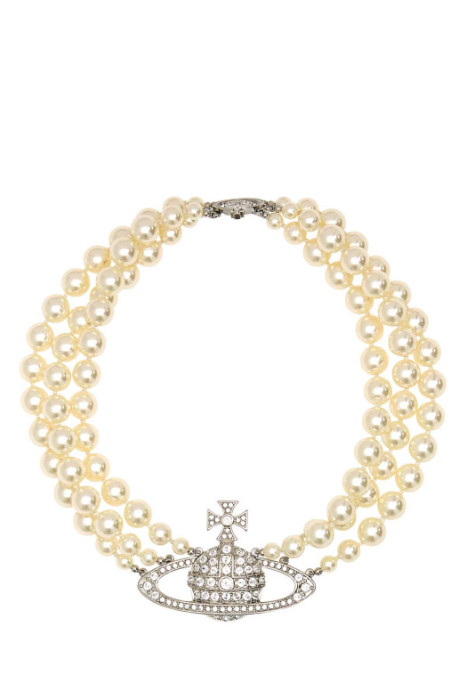 Ivory pearls choker VIVIENNE WESTWOOD (6303000702P127CN)
