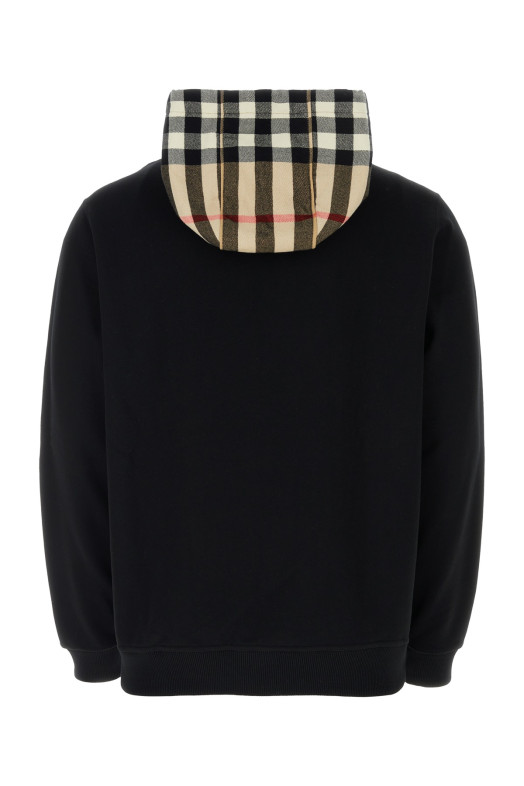 Black cotton sweatshirt Black BURBERRY (8060705)