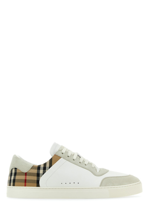 Multicolor suede and leather sneakers BURBERRY (8069089)