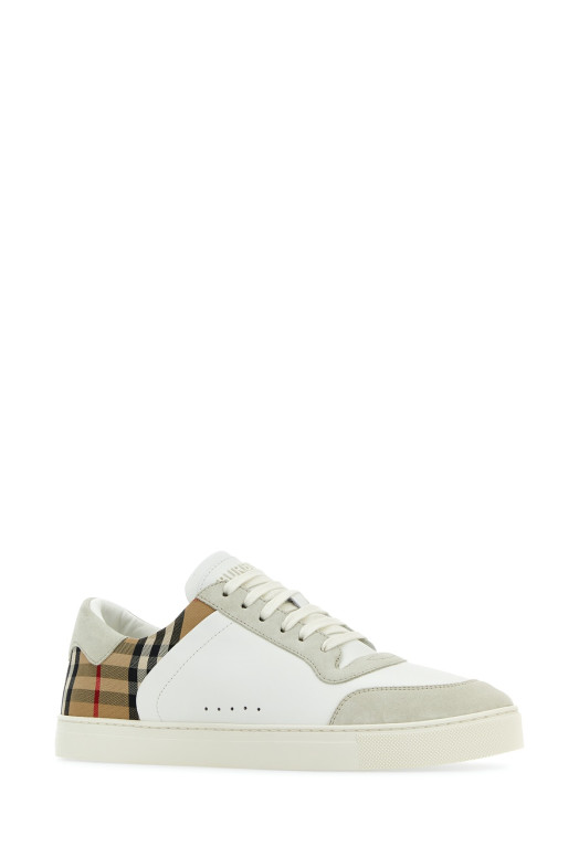 Multicolor suede and leather sneakers BURBERRY (8069089)