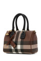 Мини-сумочка BURBERRY из холста с принтом в клетку (8112226)