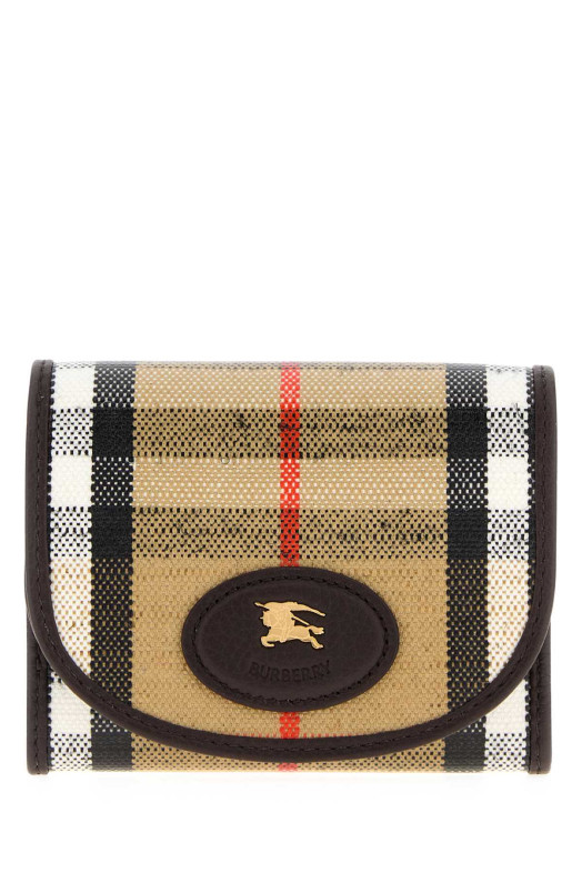 Printed canvas wallet BURBERRY (8112281)