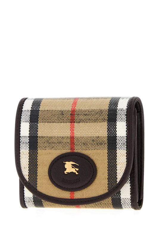 Printed canvas wallet BURBERRY (8112281)