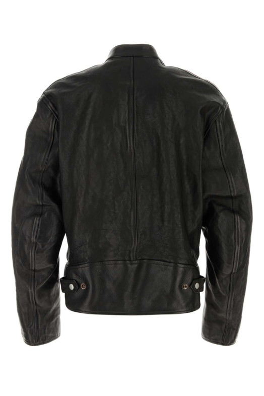 Black leather jacket GUCCI (865374XNBC4)