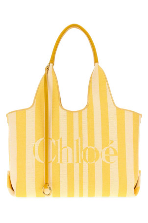 Вишита полотняна сумка для покупок Chloé Stripy від CHLOE (CH26AS767R65) CHLOÉ