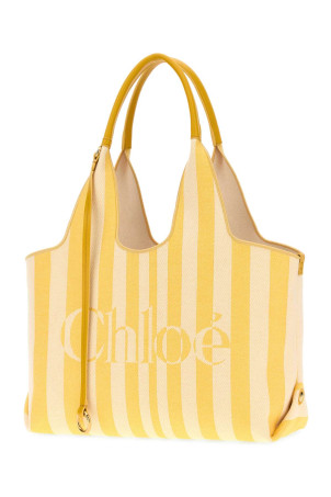 Вишита полотняна сумка для покупок Chloé Stripy від CHLOE (CH26AS767R65) CHLOÉ