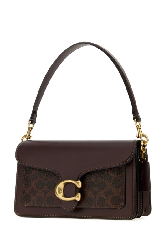Сумка COACH NEW YORK «Tabby 26» из темно-коричневой кожи (CI032)