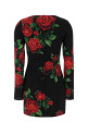 Мини-платье из эластичного шелка с принтом DOLCE & GABBANA (F623STFSA9R) DOLCE & GABBANA