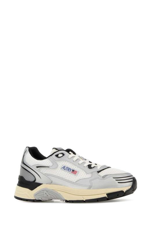Multicolor leather and mesh Hyperway sneakers AUTRY (HYLM)