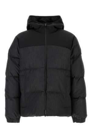 Slate nylon Oulojoki down jacket Black MONCLER (L20911A0015559A0A)