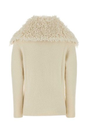 ZIP-UP SWEATER Brown LOEWE (S540Y14KIB)