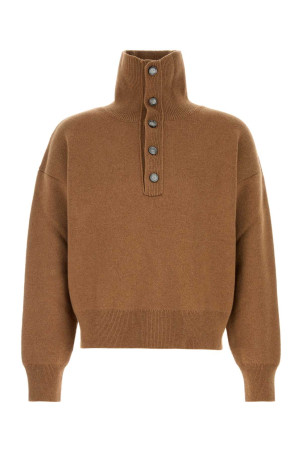 Camel wool sweater AMI (UKS885KN0192)
