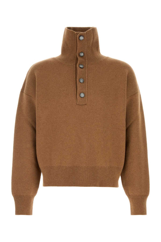 Camel wool sweater AMI (UKS885KN0192)