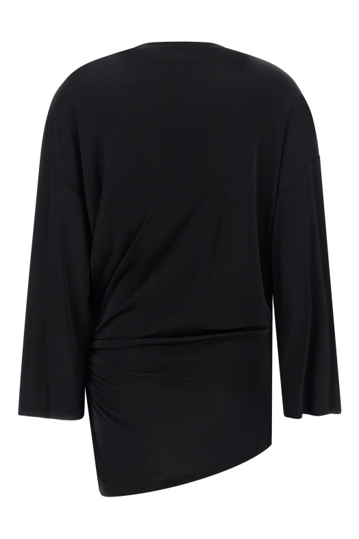 Metallic detail dress  Black