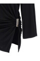 Metallic detail dress  Black