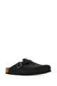 Black leather Boston slippers Black BIRKENSTOCK (1031575)