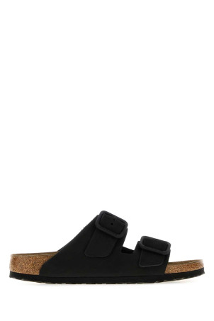 Black leather Arizona slippers Black BIRKENSTOCK (1031771)