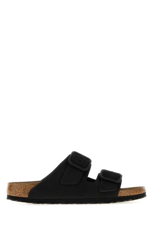 Black leather Arizona slippers Black BIRKENSTOCK (1031771)
