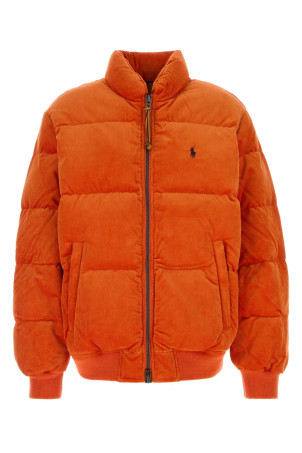 Orange corduroy down jacket POLO RALPH LAUREN (710B30162)