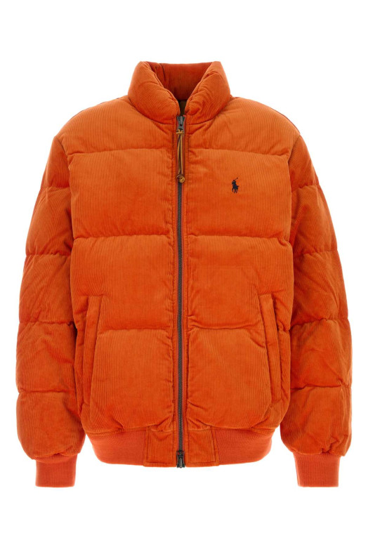 Orange corduroy down jacket POLO RALPH LAUREN (710B30162)