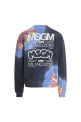 Logo print tie dye sweatshirt by Burro Studio Multicolor