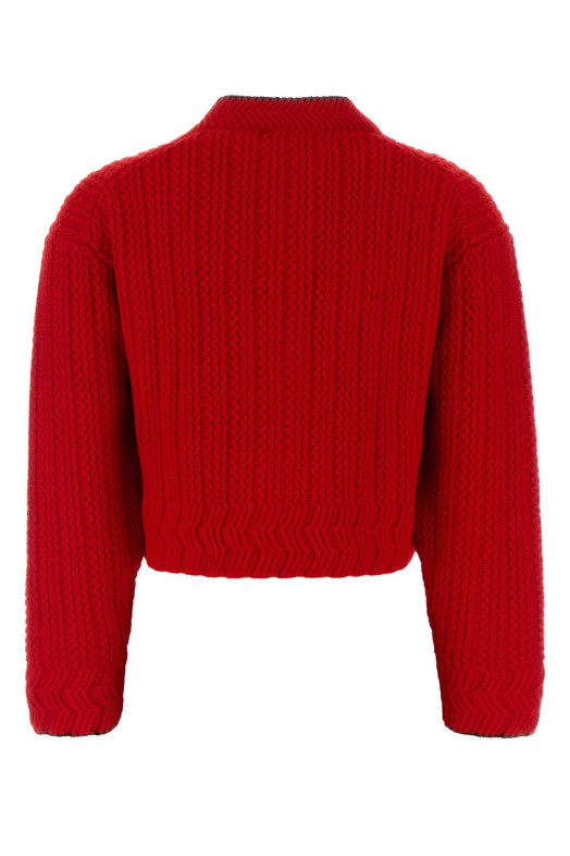 Red wool blend cardigan Purple CHLOE (CH26WMC12710)
