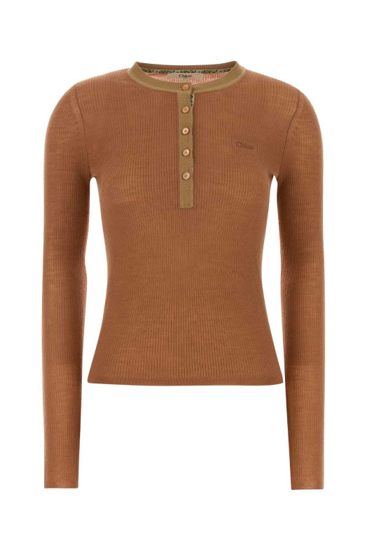 Antiqued silk t-shirt CHLOE (CH26WMP20580)