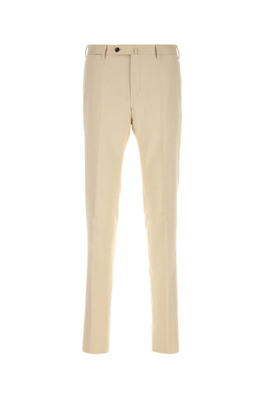 Cream cotton blend pant PT TORINO (COVS01Z00CL1SU06)