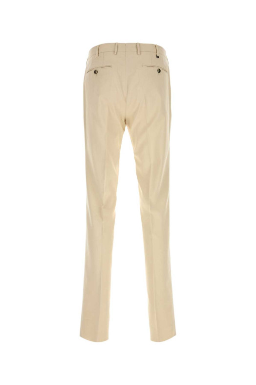 Cream cotton blend pant PT TORINO (COVS01Z00CL1SU06)