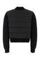 Чорний кардиган із еластичної вовняної суміші, чорний MONCLER (L20939B00023M4281)