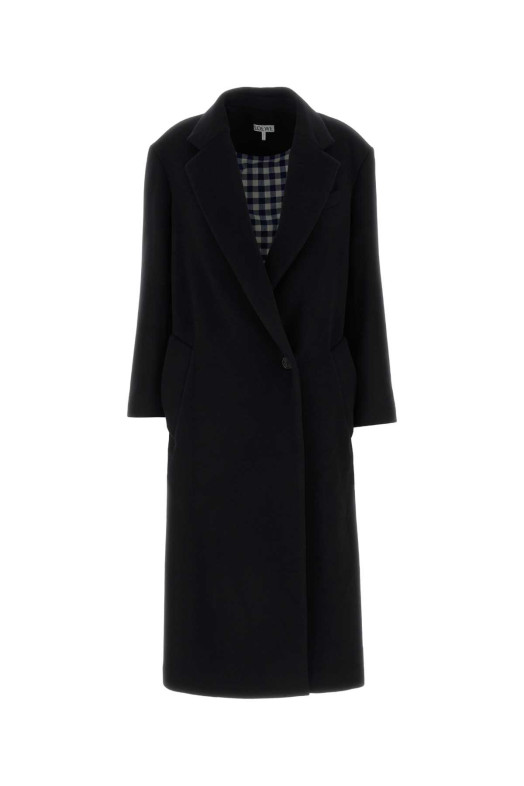 Black wool blend coat Black LOEWE (S540Y01XCK)