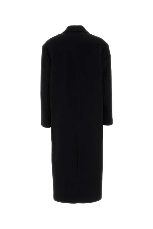 Black wool blend coat Black LOEWE (S540Y01XCK)