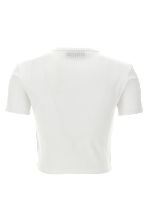 'Fendi' cropped T-shirt White