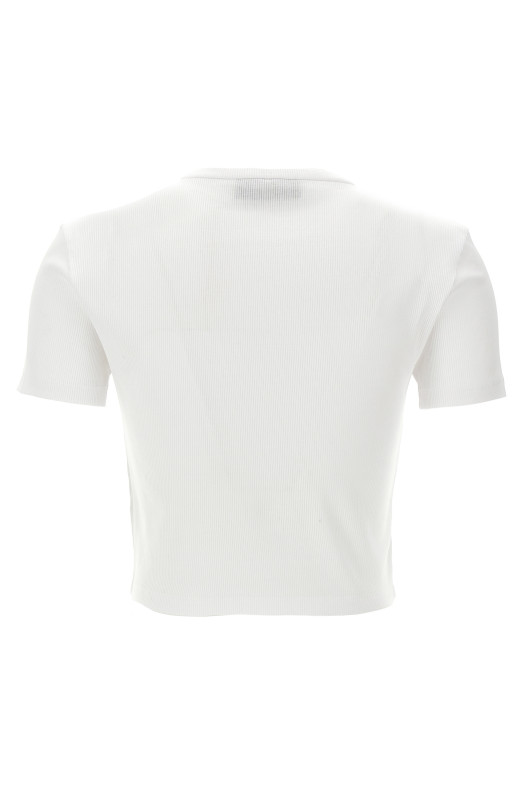 'Fendi' cropped T-shirt White