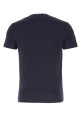 Хлопковая футболка темно-синего цвета POLO RALPH LAUREN (710680785)