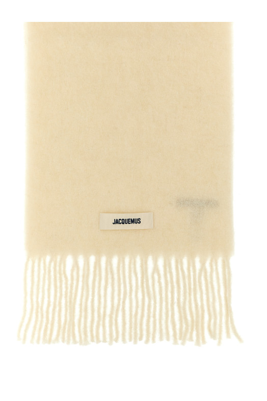 'L'Echarpe Carro' scarf White