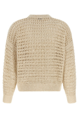 'Dazzling Braids' sweater Beige