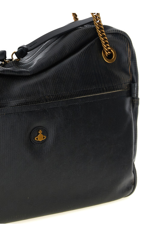 'Dolce' large shoulder bag Black