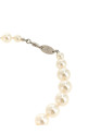'Man. Bas Relief Pearl' necklace Silver