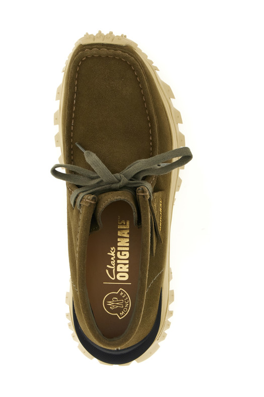 Ботинки Moncler+Clarks «Trailgrip Wallabee GTX», зелёные L209A4G00100N0112830
