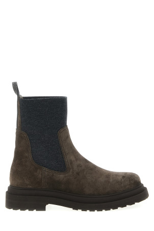 'Precious Loop Detail' ankle boots Brown