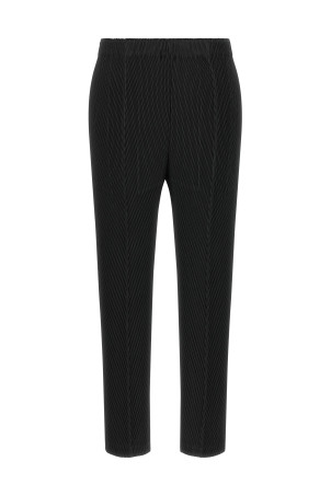 'Rhombus Pleats' pants Black
