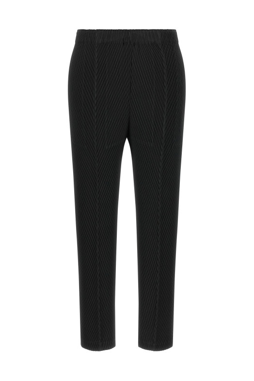 'Rhombus Pleats' pants Black